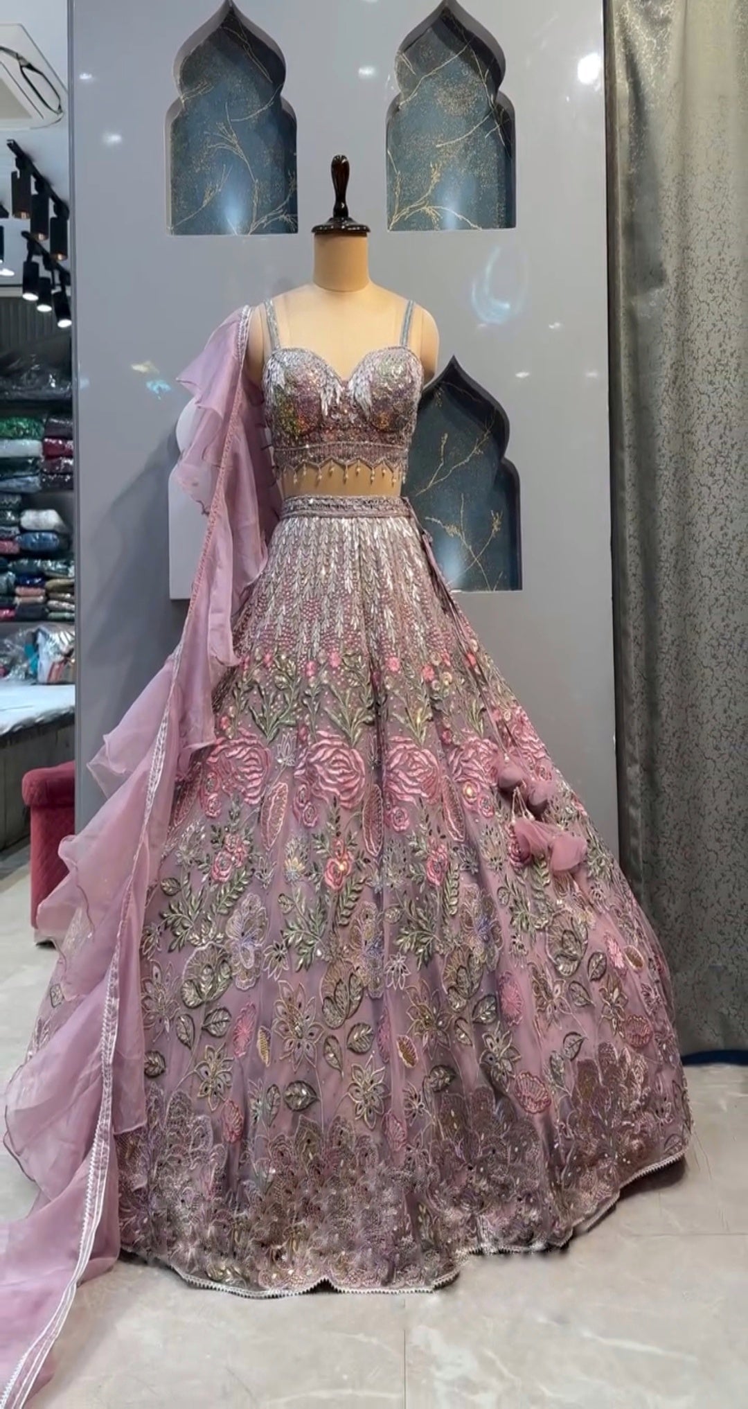 Party Wear Lehenga Choli With Sequence Embroidery Work