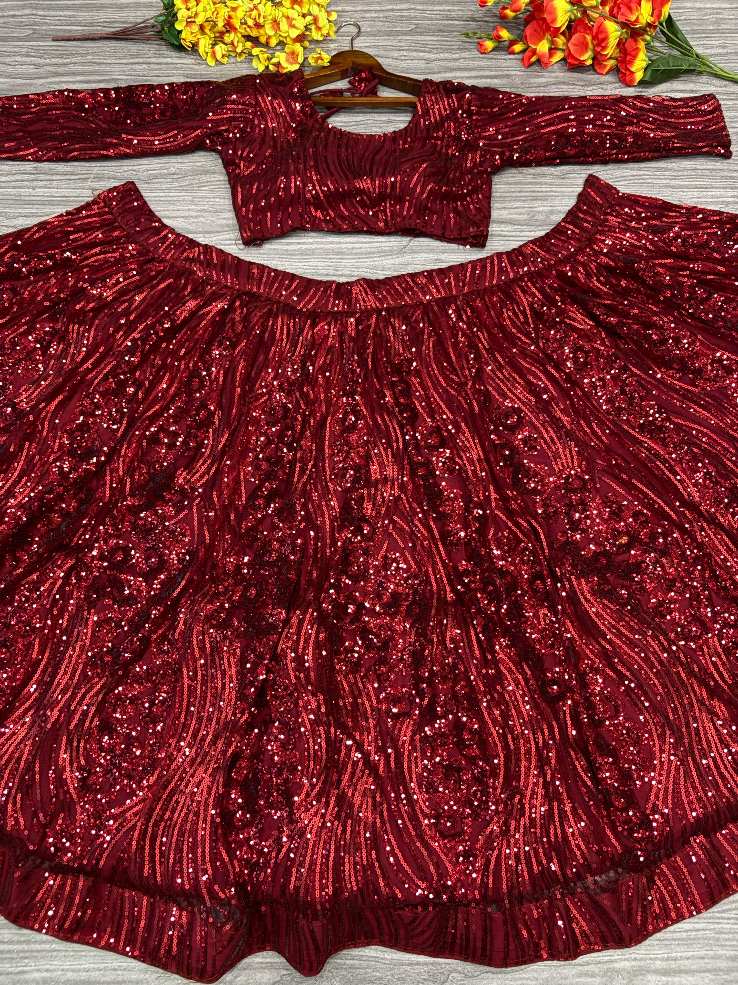 Party Wear Trending Lehenga Choli With Beautiful Embroidery Work