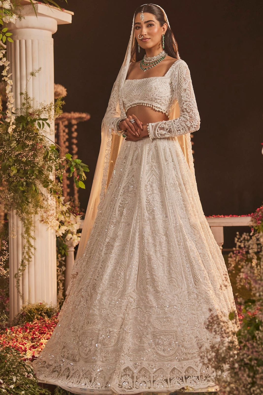Beautiful Designer Lehenga Choli With Beautiful Thread Embroidery Work