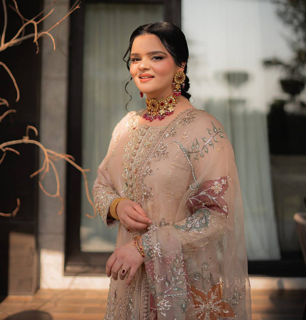 पार्टी वियर लुक टॉप और बॉटम विद दुपट्टा