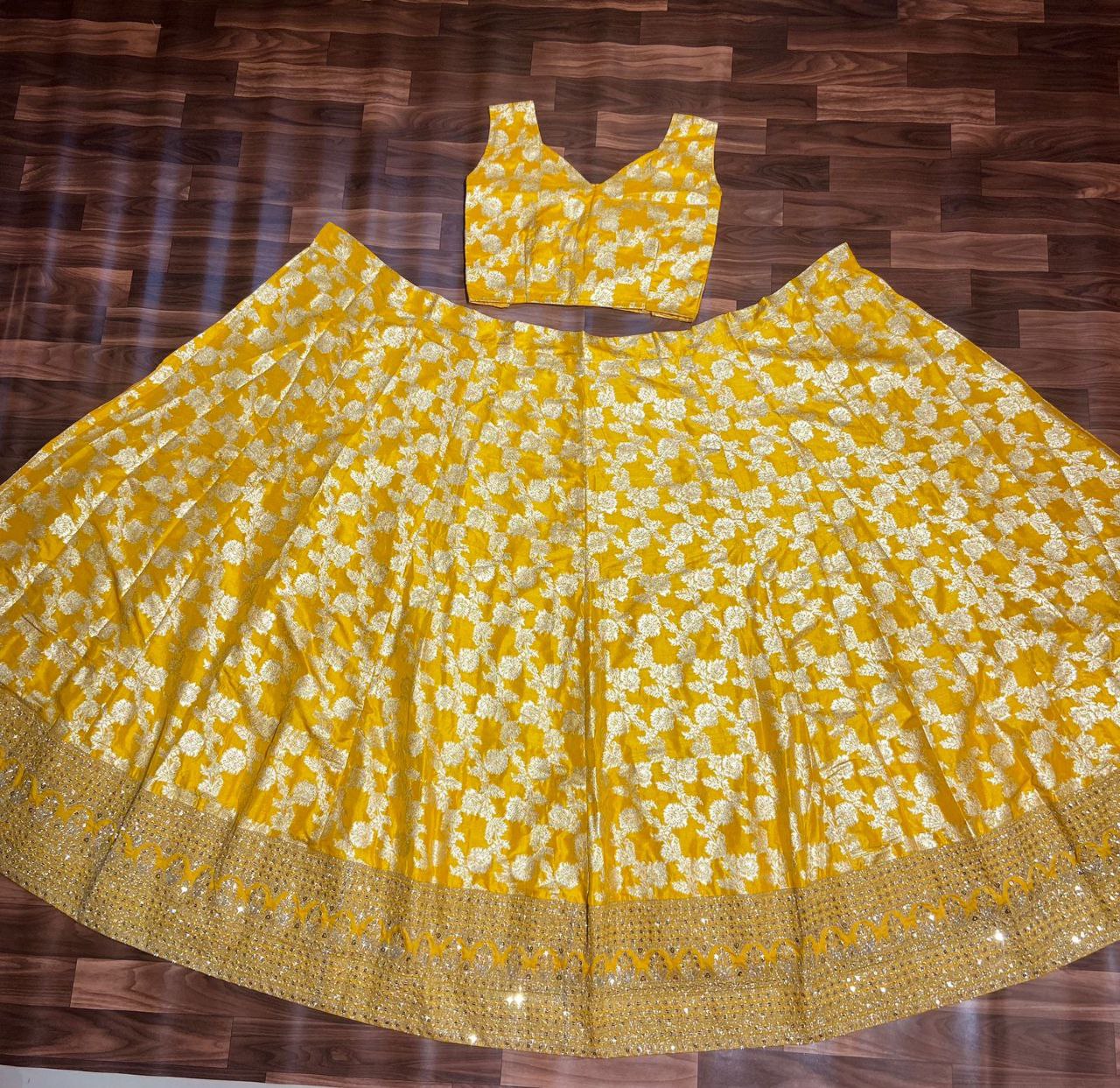 Beautiful Party Wear Lehenga Choli With Embroidery Work