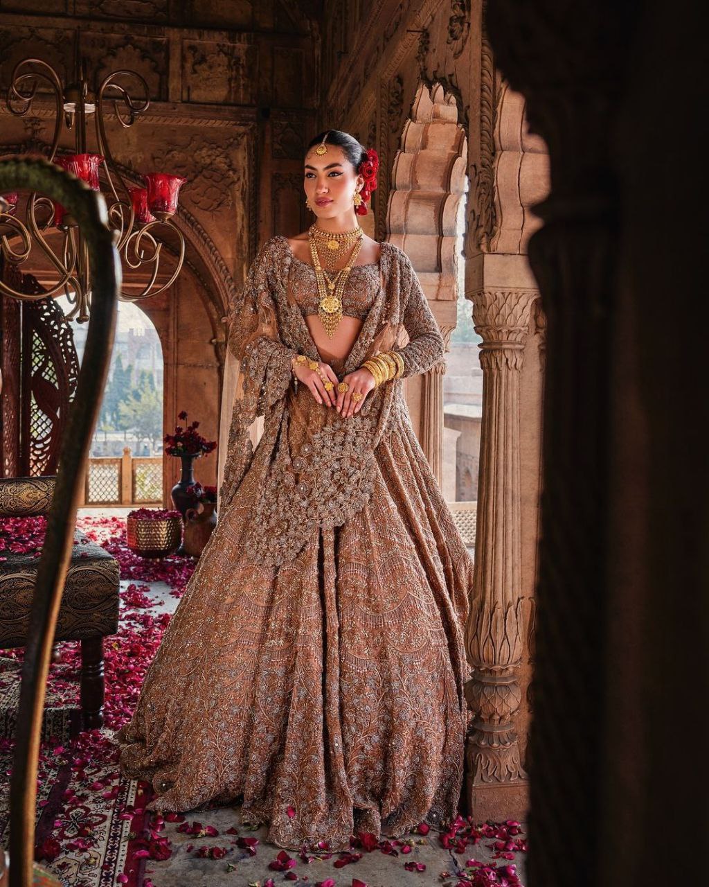 Designer Party Wear Lehenga Choli With Beautiful Thread Embroidery