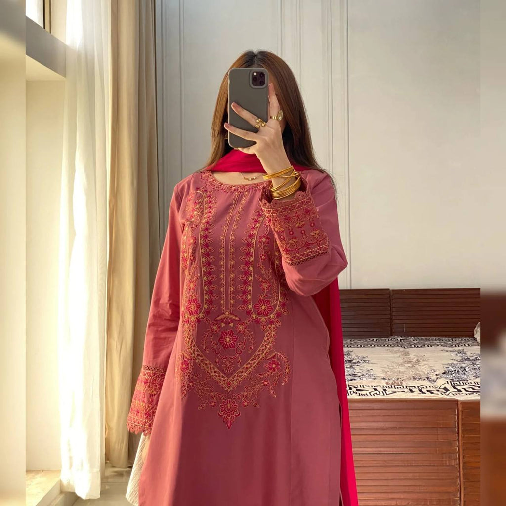 पार्टी वियर लुक टॉप और बॉटम विद दुपट्टा