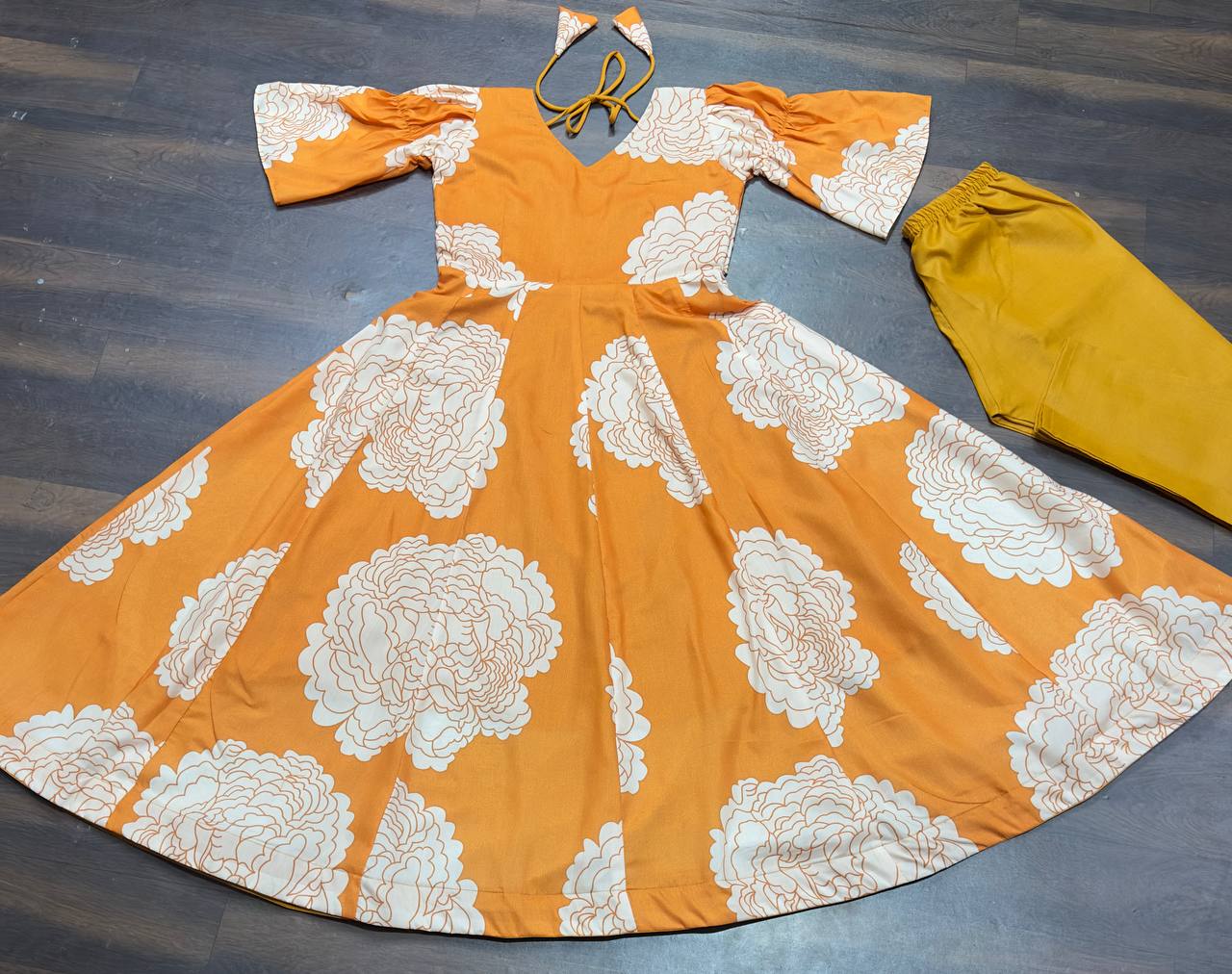 Party Wear Designer Gown With Beautiful Digital Print