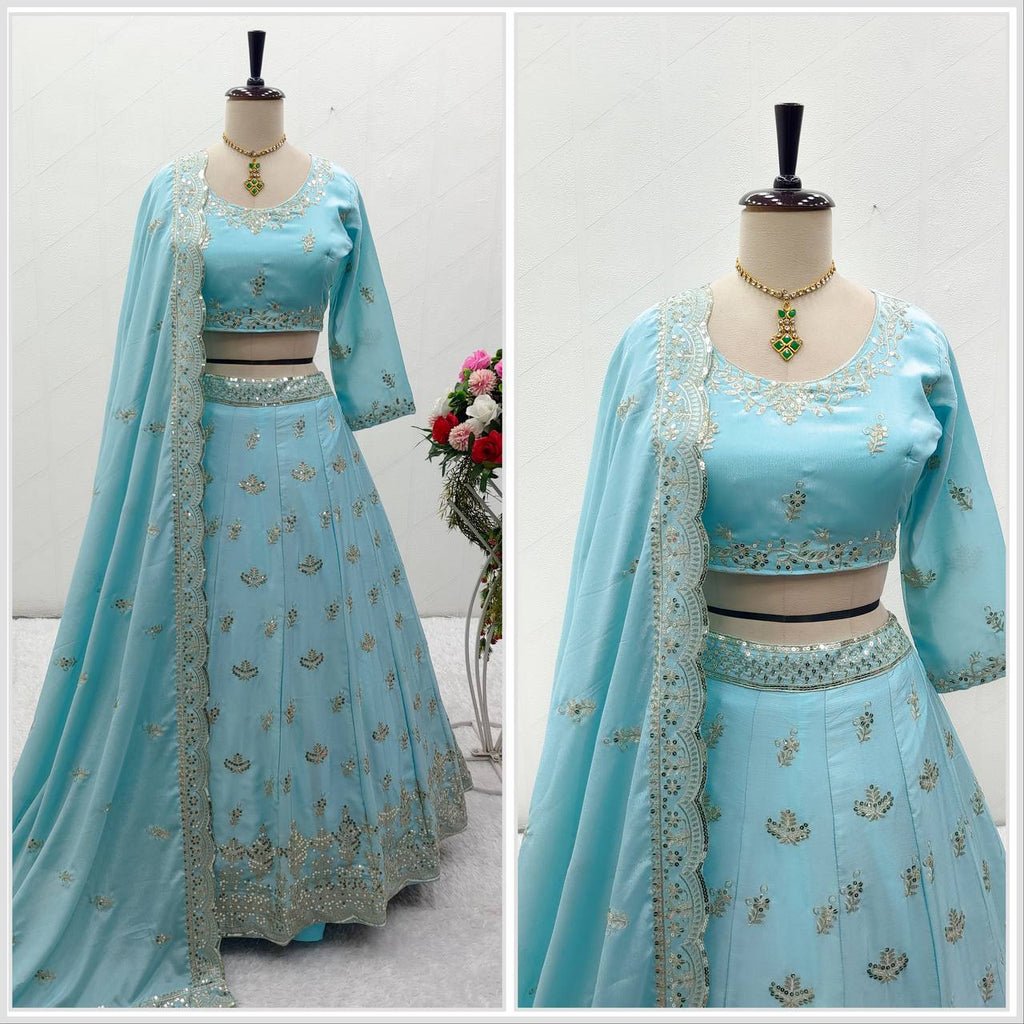 Designer Party Wear Anarkali Lehenga Choli With Dupatta