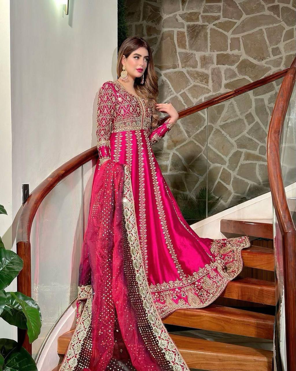 Party Wear Look Designer Gown And Dupatta