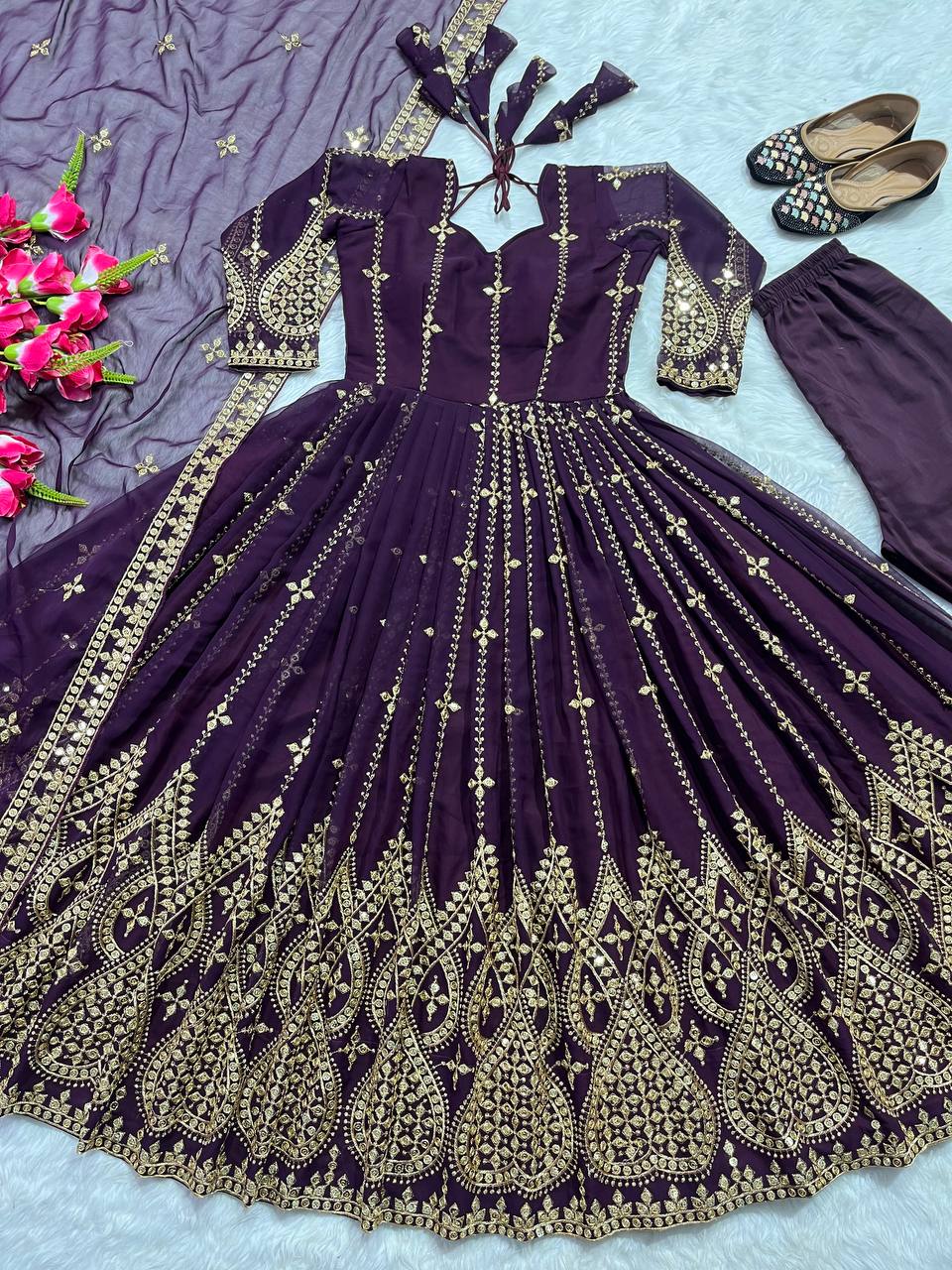 Designer Anarkali Gown In New Fancy Style
