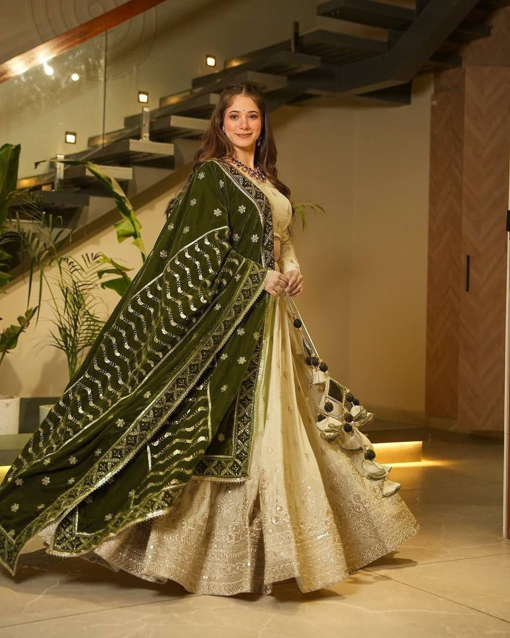 Designer Party Wear Lehenga Choli With Embroidery Work