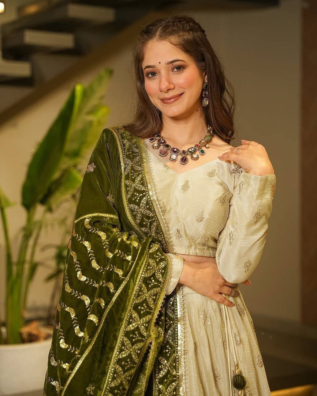 Designer Party Wear Lehenga Choli With Embroidery Work