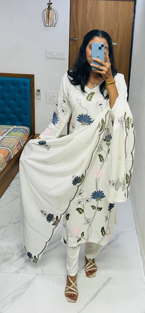 पार्टी वियर लुक: दुपट्टे के साथ टॉप और बॉटम में खूबसूरत दिखें