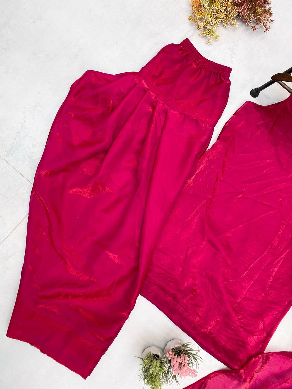 डिज़ाइनर पार्टी वियर टॉप-बॉटम एना दुपट्टा