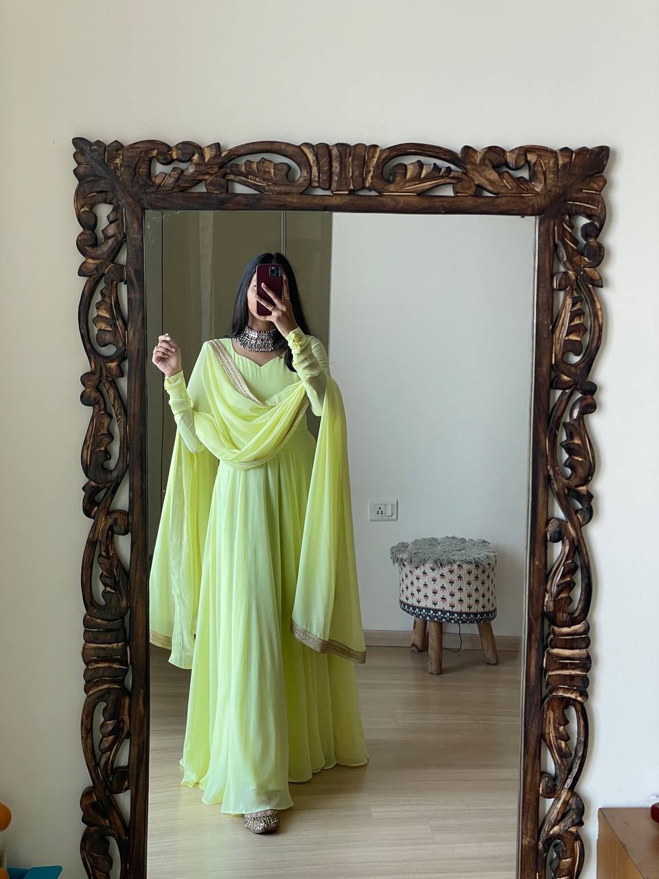 Party Wear Beautiful Gown With Dupatta