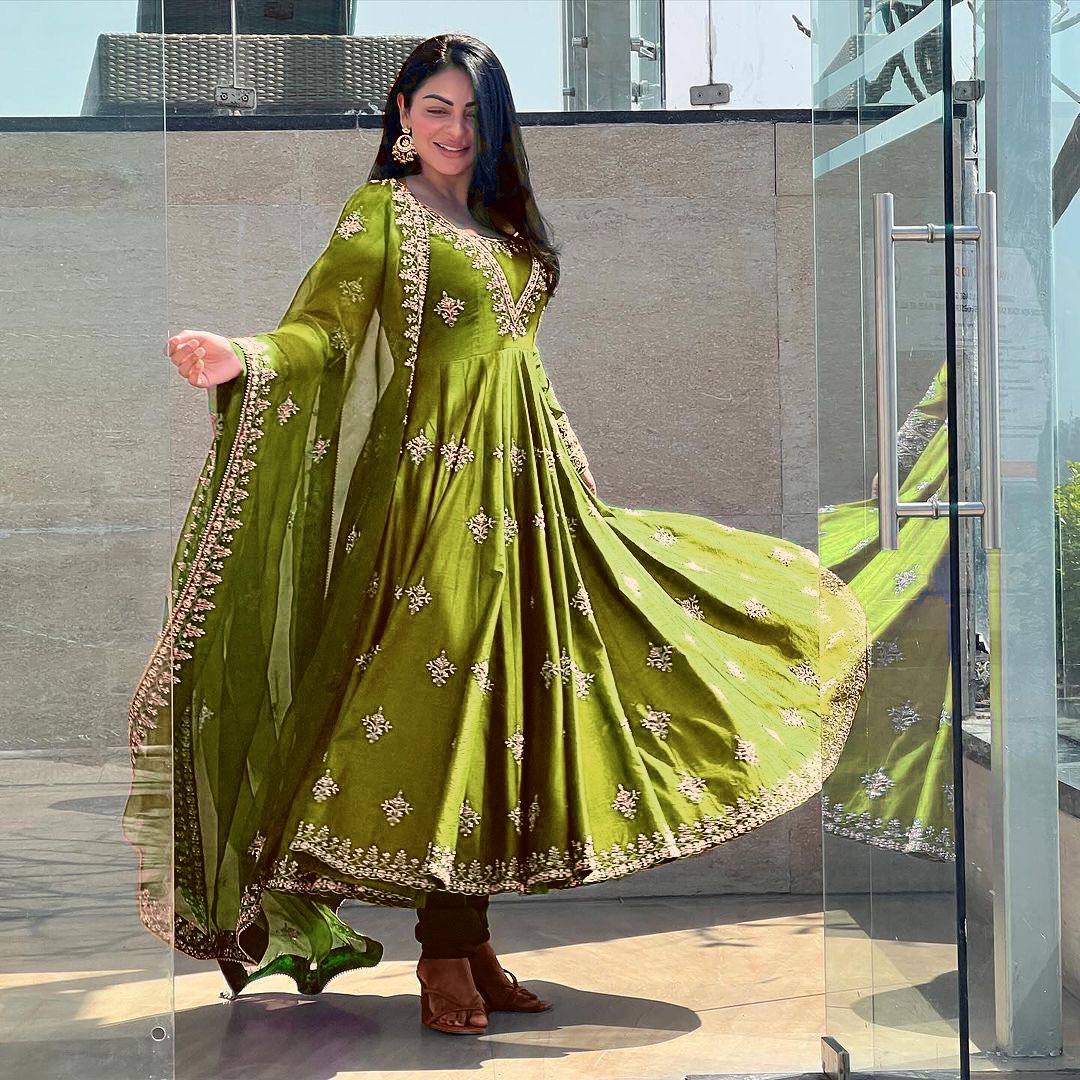 Party Wear Look Designer Gown And Dupatta