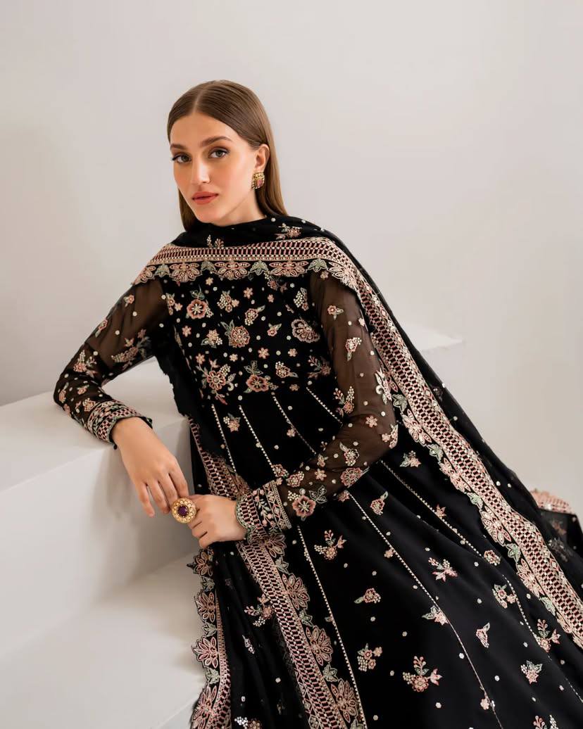 Party Wear Look Gown And Dupatta With Sequence Work