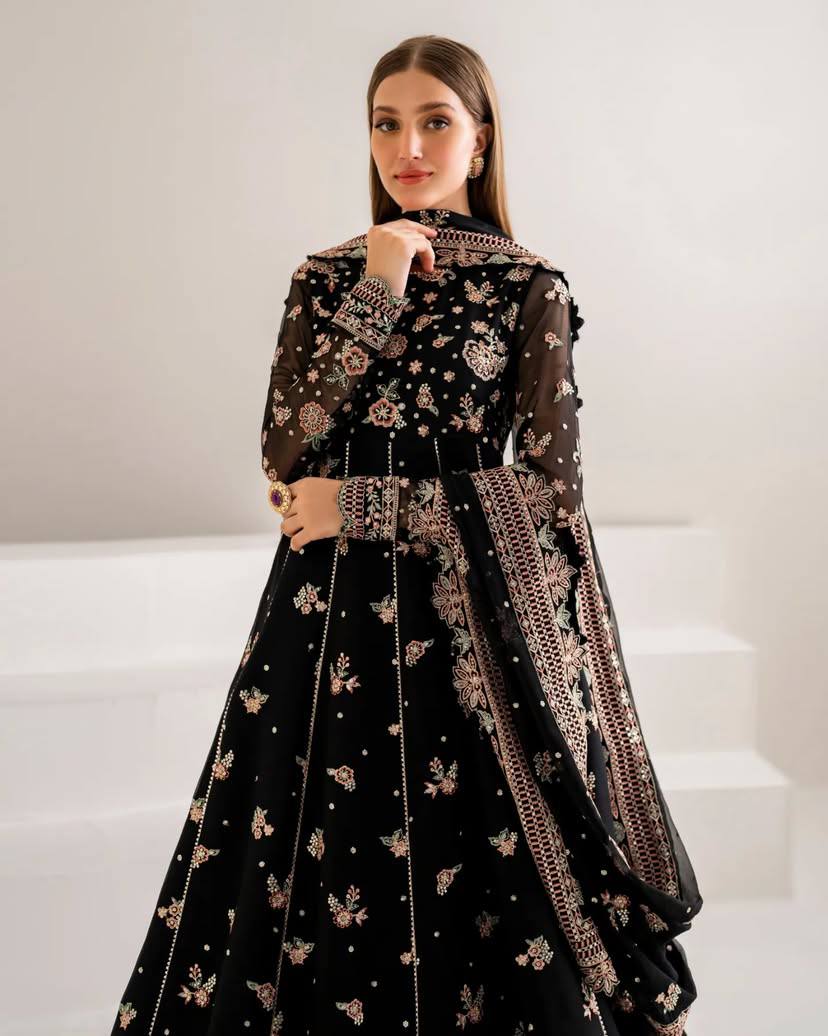 Party Wear Look Gown And Dupatta With Sequence Work