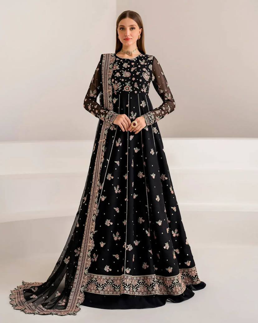 Party Wear Look Gown And Dupatta With Sequence Work