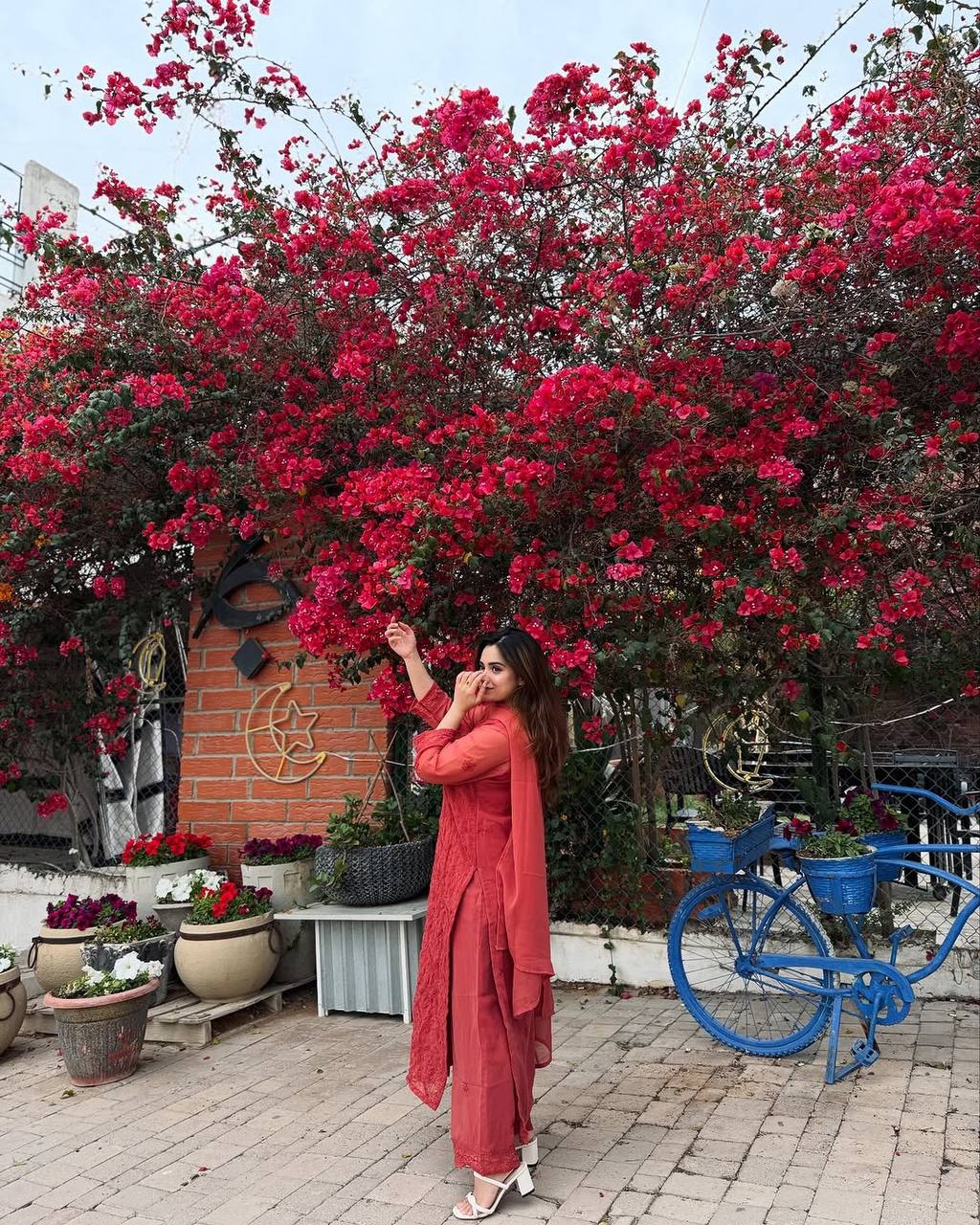 पार्टी वियर लुक टॉप-बॉटम और दुपट्टा