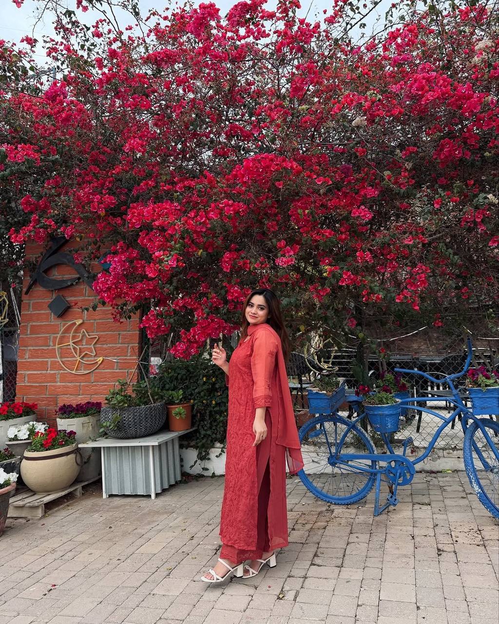 पार्टी वियर लुक टॉप-बॉटम और दुपट्टा