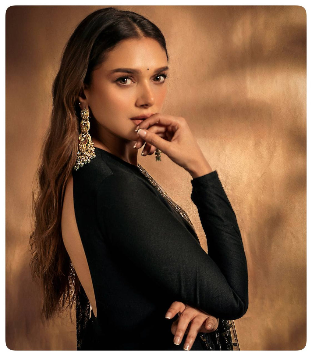 Party Wear Designer Gown With Sequence & Zari Work