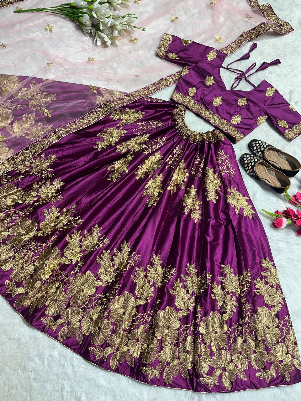 Beautiful Party Wear Lehenga Choli And Dupatta
