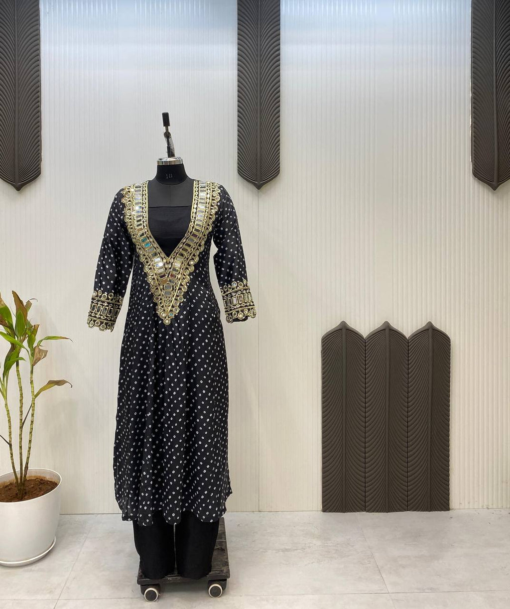 पार्टी वियर डिज़ाइनर टॉप-बॉटम और दुपट्टा