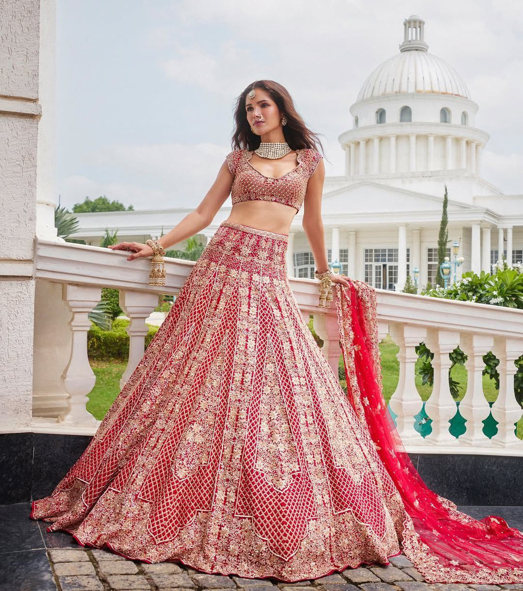 Most Beautiful Party Wear Lehenga Choli With Beautiful Embroidery