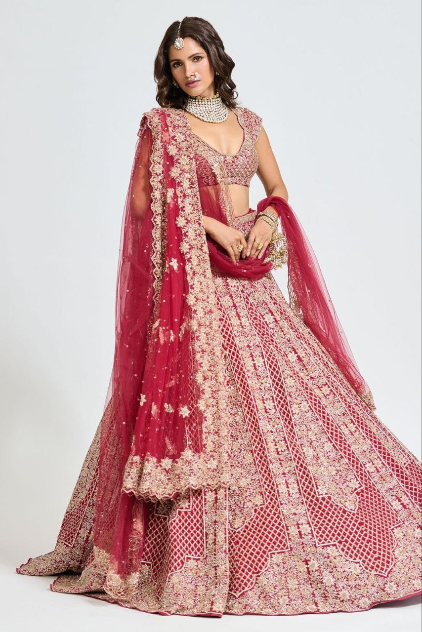 Most Beautiful Party Wear Lehenga Choli With Beautiful Embroidery