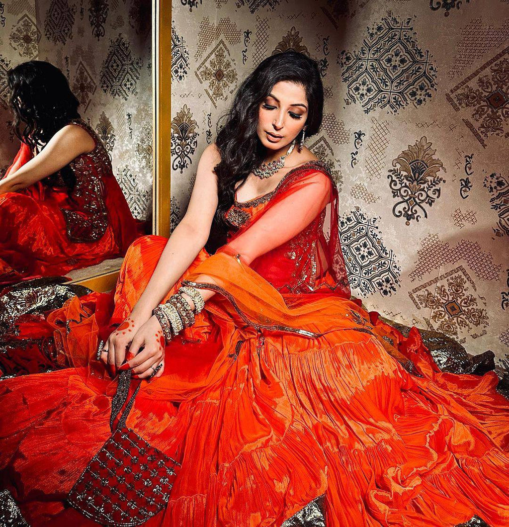 पार्टी वियर लुक खूबसूरत टॉप-बॉटम और दुपट्टा