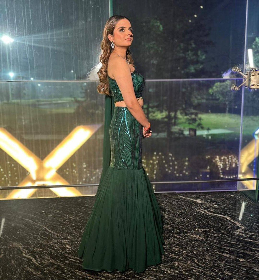 पार्टी वियर लुक फैंसी स्टाइल लहंगा चोली