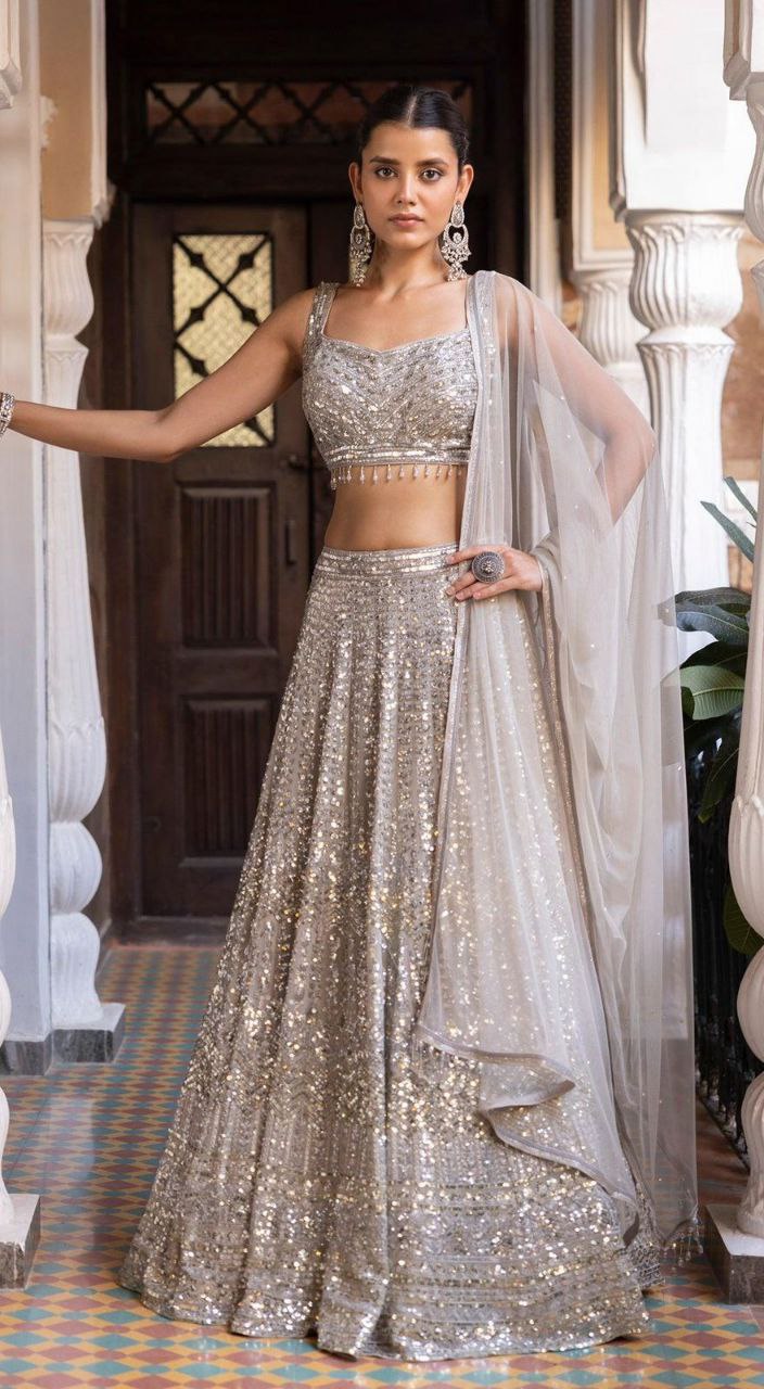 Beautiful Most Trending Lehenga Choli  With Beautiful Embroidery