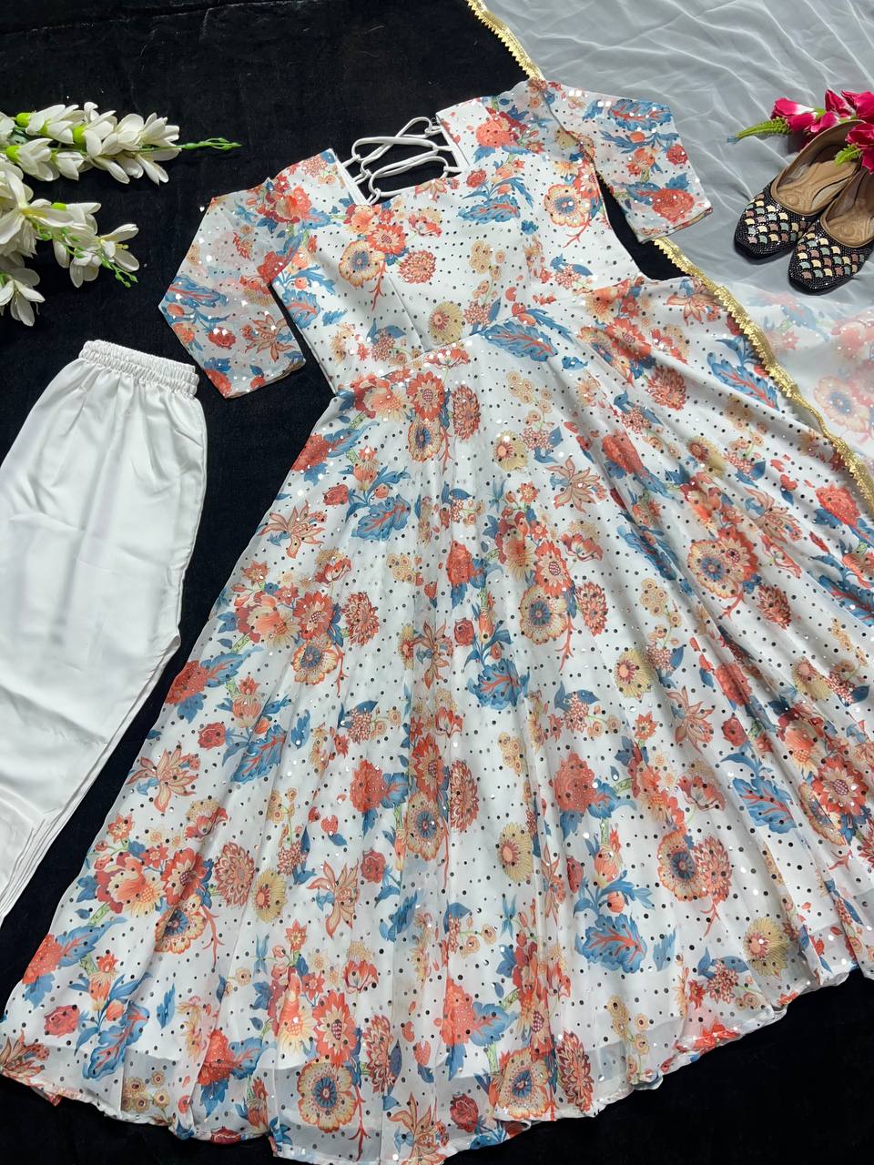 Designer Party Wear Anarkali Gown In New Fancy Style