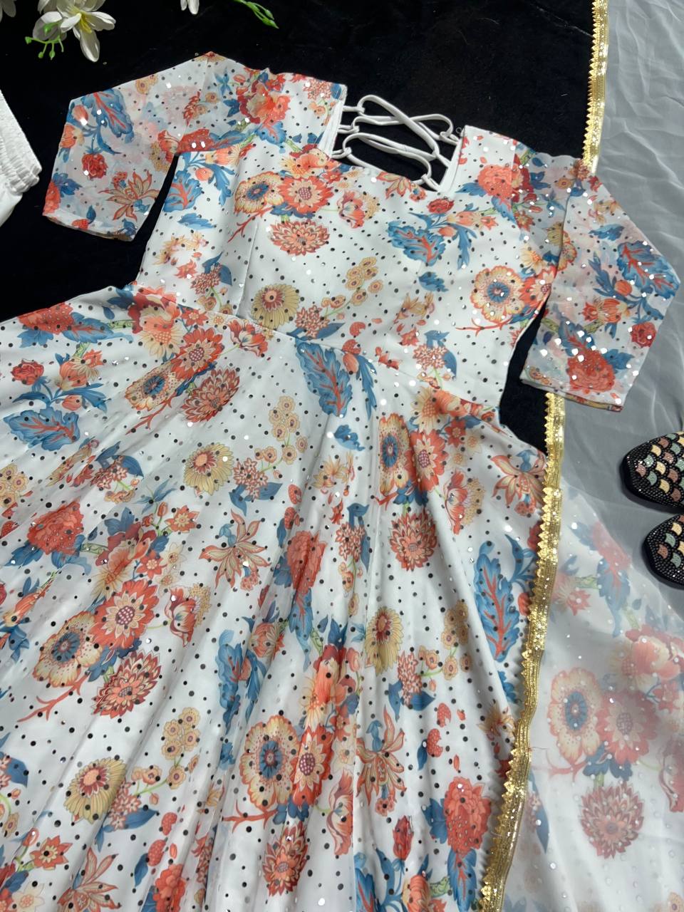 Designer Party Wear Anarkali Gown In New Fancy Style