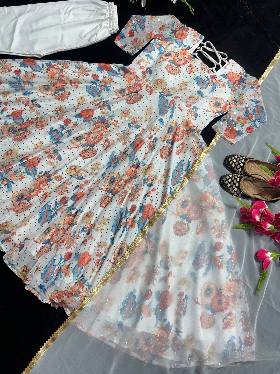 Designer Party Wear Anarkali Gown In New Fancy Style