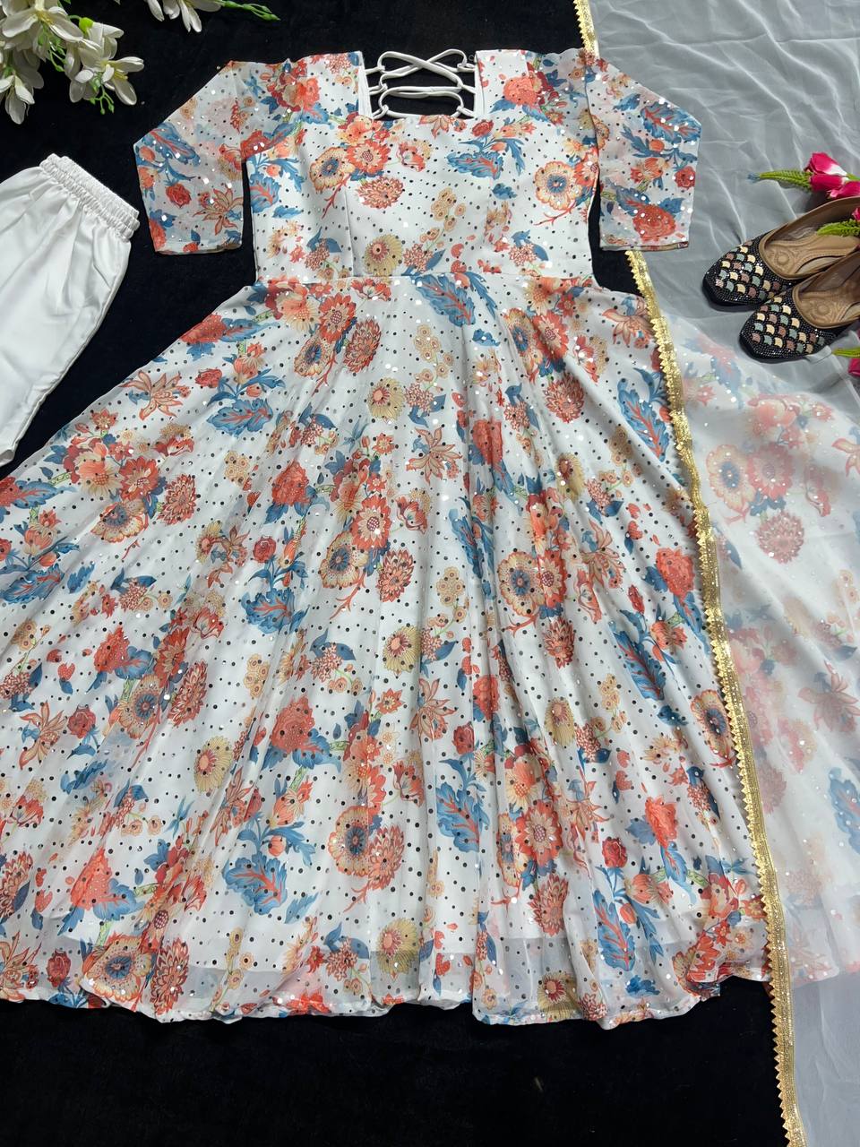 Designer Party Wear Anarkali Gown In New Fancy Style