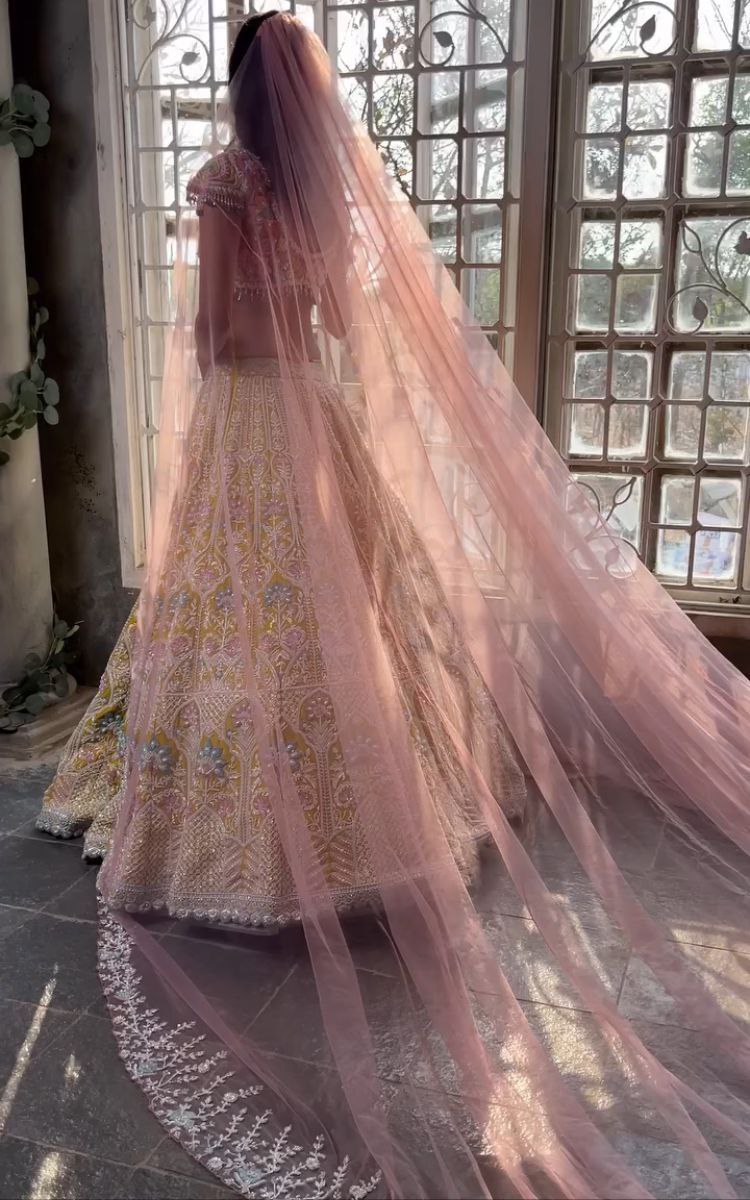 Party Wear Lehenga Choli With Multi Thread Embroidery Work