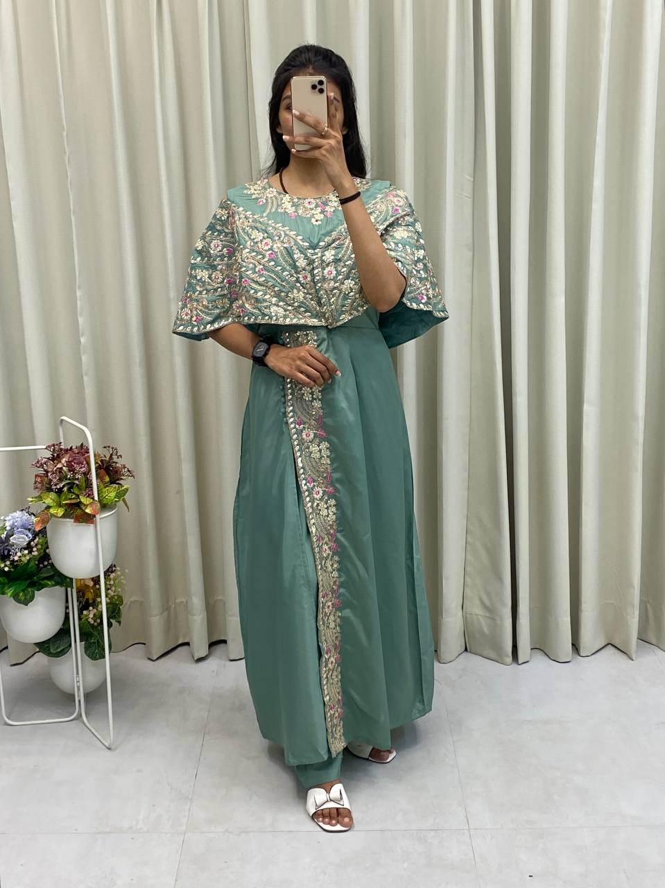 Designer Fancy Western Style Top And Bottom