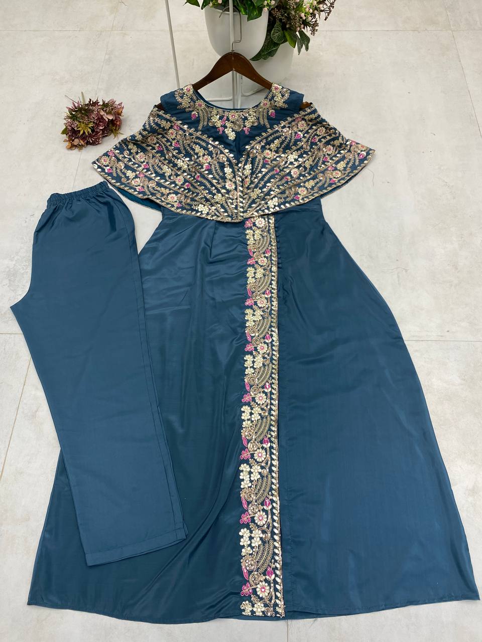 Designer Fancy Western Style Top And Bottom