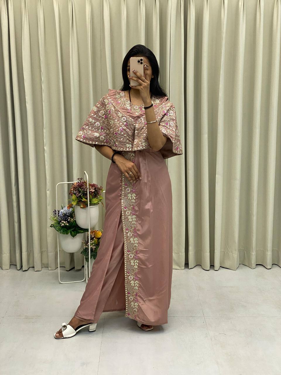 Designer Fancy Western Style Top And Bottom