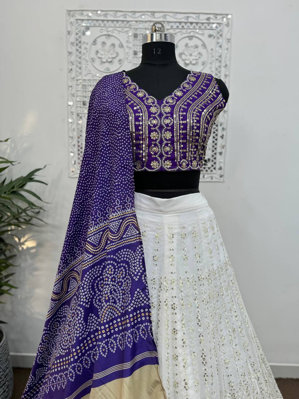 Designer Lehenga Choli With Embroidery Sequence Work