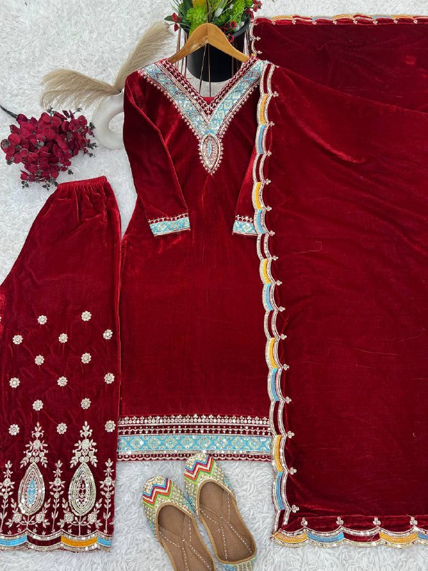 Party Wear Look Top-Dupatta And Fully Stitched Bottom