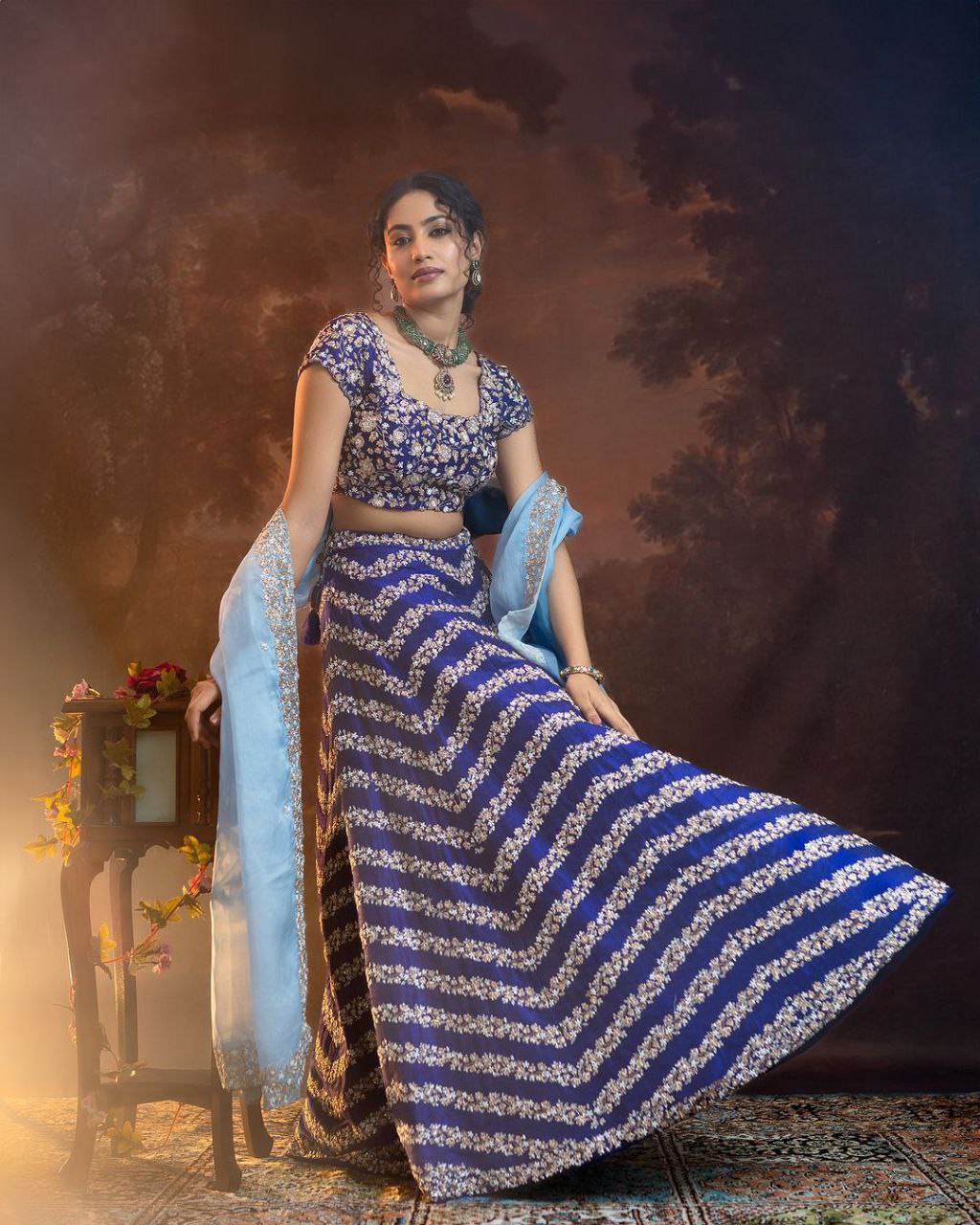 Party Wear Designer Lehenga Choli With Beautiful Embroidery Work