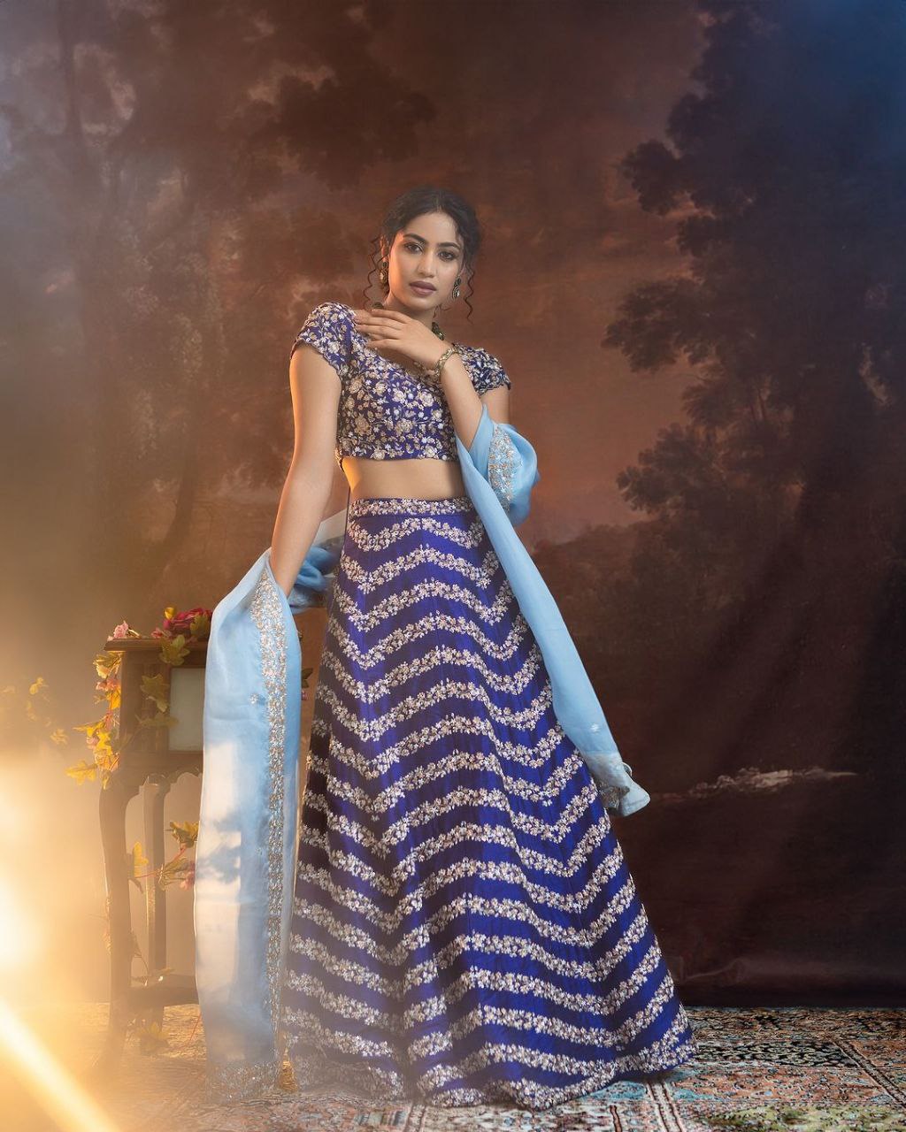 Party Wear Designer Lehenga Choli With Beautiful Embroidery Work