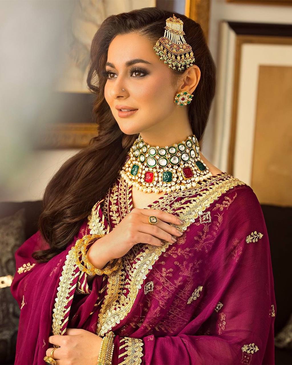 Designer Party Wear Look Anarkali Gown And Dupatta