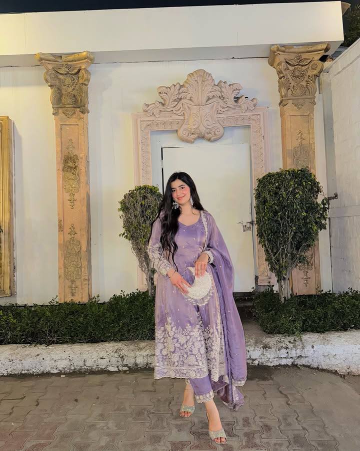 Designer Gown-Bottom And Dupatta With Thread Embroidery Work