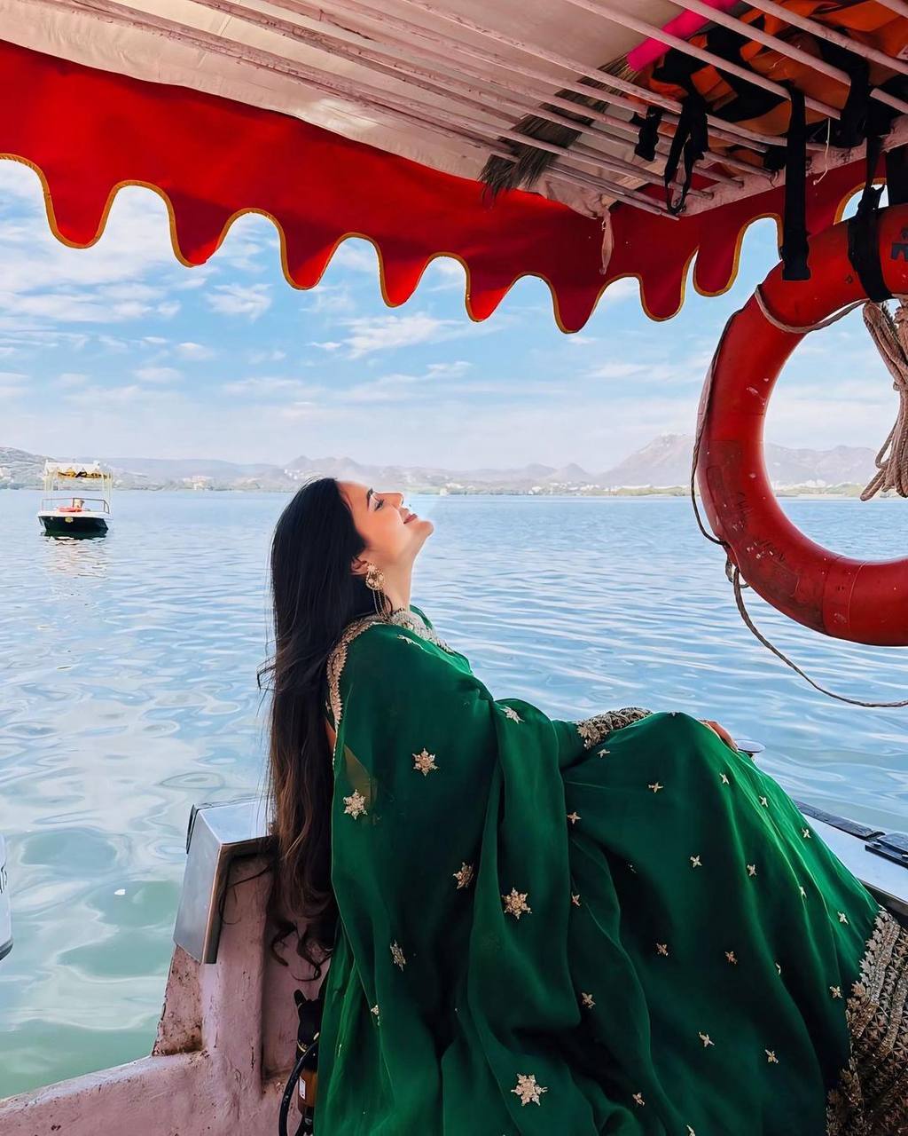 Party Wear Gown-Pent And Dupatta With Thread And Sequence Work