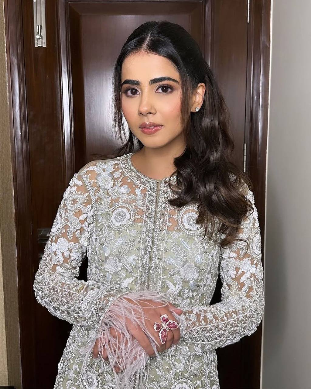 डिज़ाइनर पार्टी वियर टॉप-प्लाज़ो और खूबसूरत कोटी