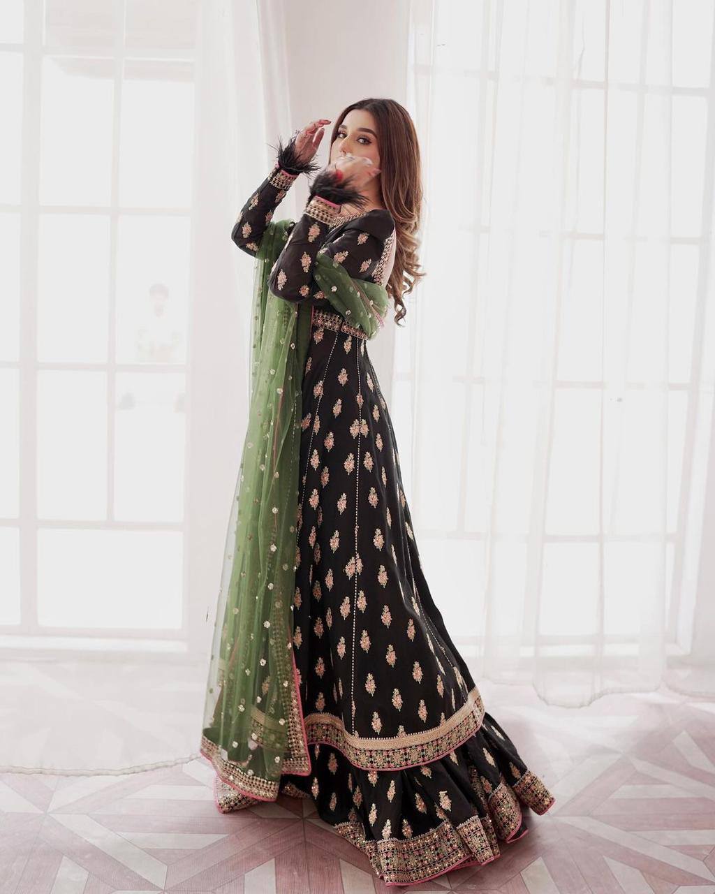 Party Wear Look Designer Gown And Dupatta