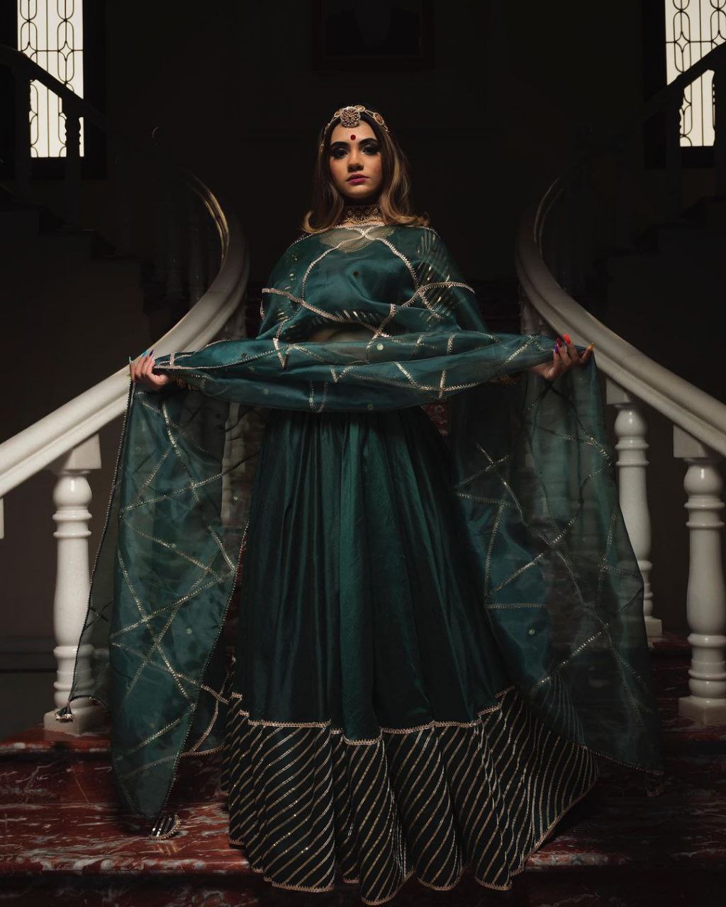 Party Wear Lehenga Choli With Beautiful Gotta Patti Work