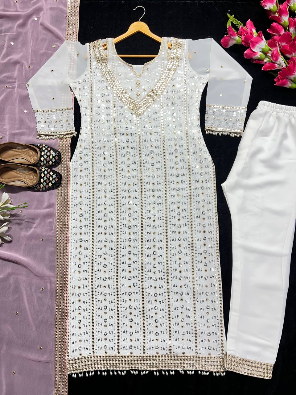 Designer Party Wear Long Pakistani Suit In Fancy Style