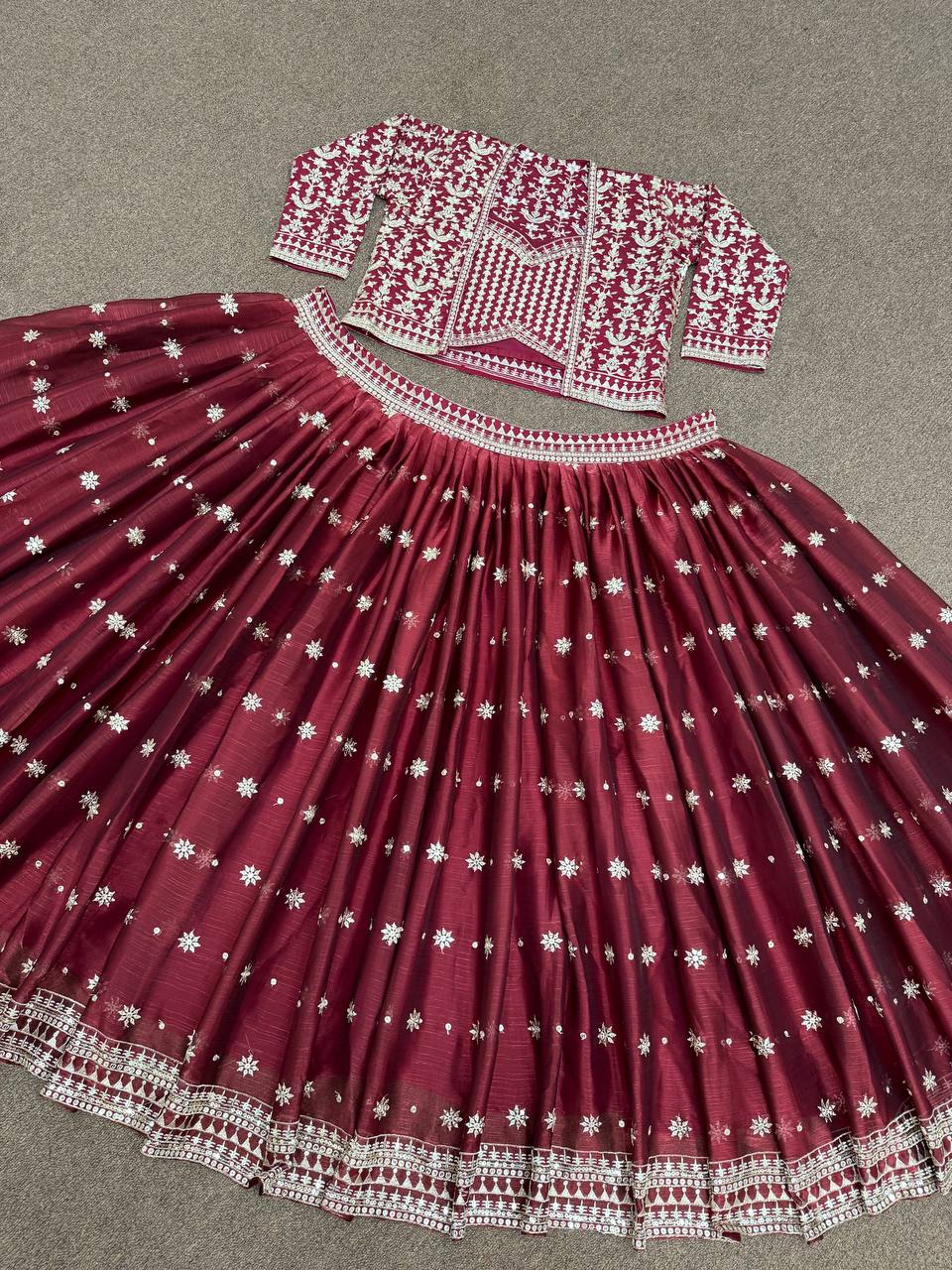 Designer Lehenga Choli With Embroidery Sequence Work